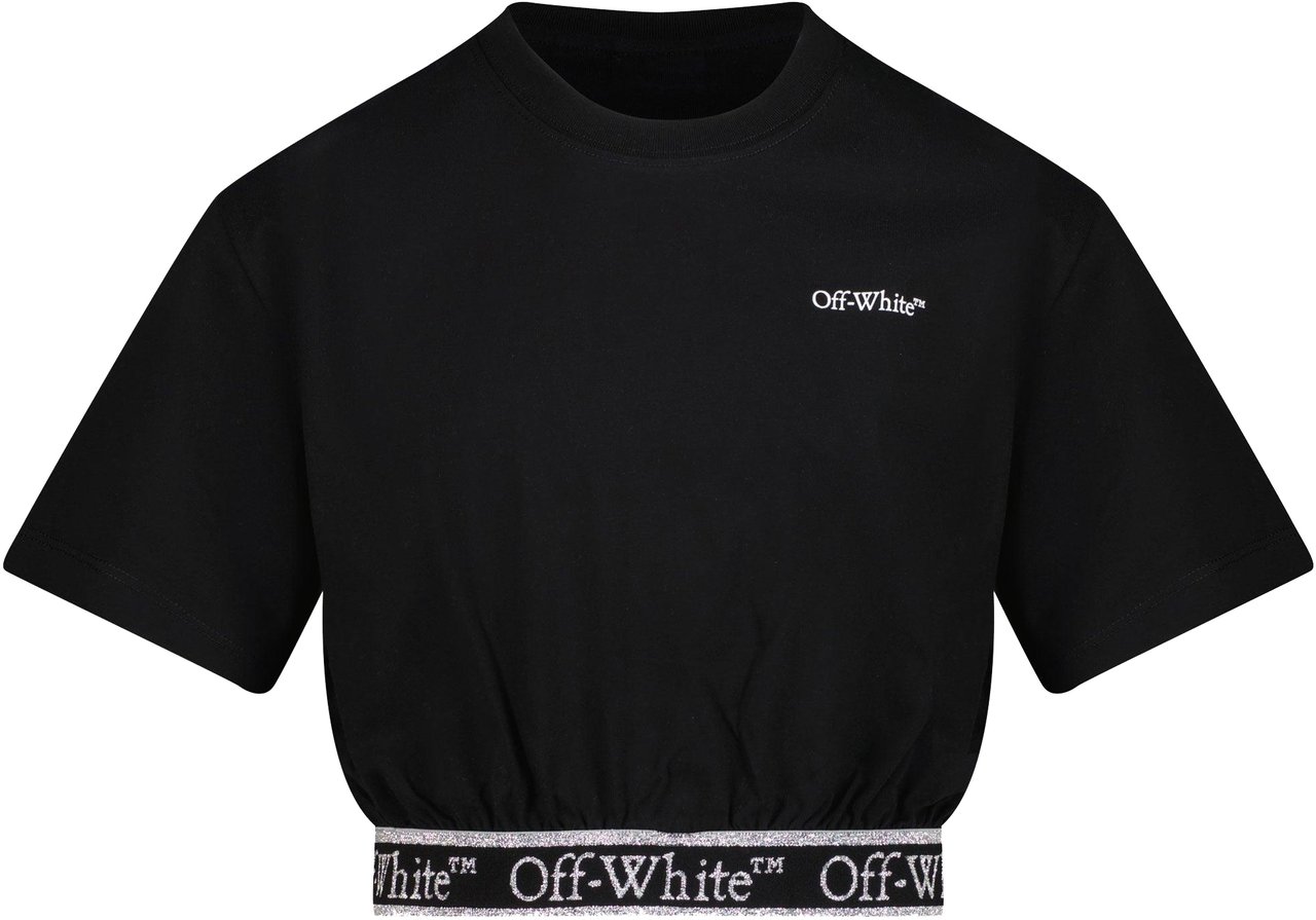 OFF-WHITE Off-White Meisjes T-shirt Zwart Zwart