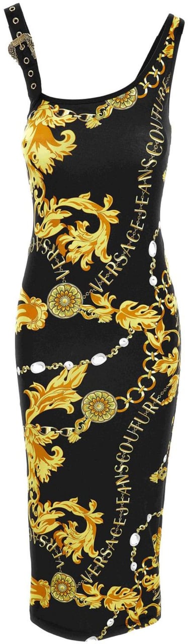 Versace Jeans Couture Dresses Black Zwart