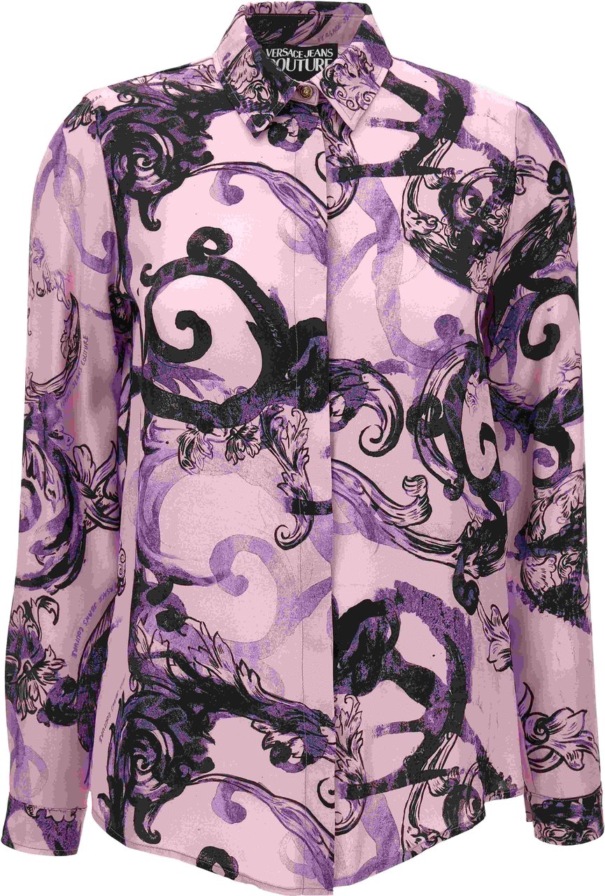 Versace Jeans Couture Shirts Purple Paars