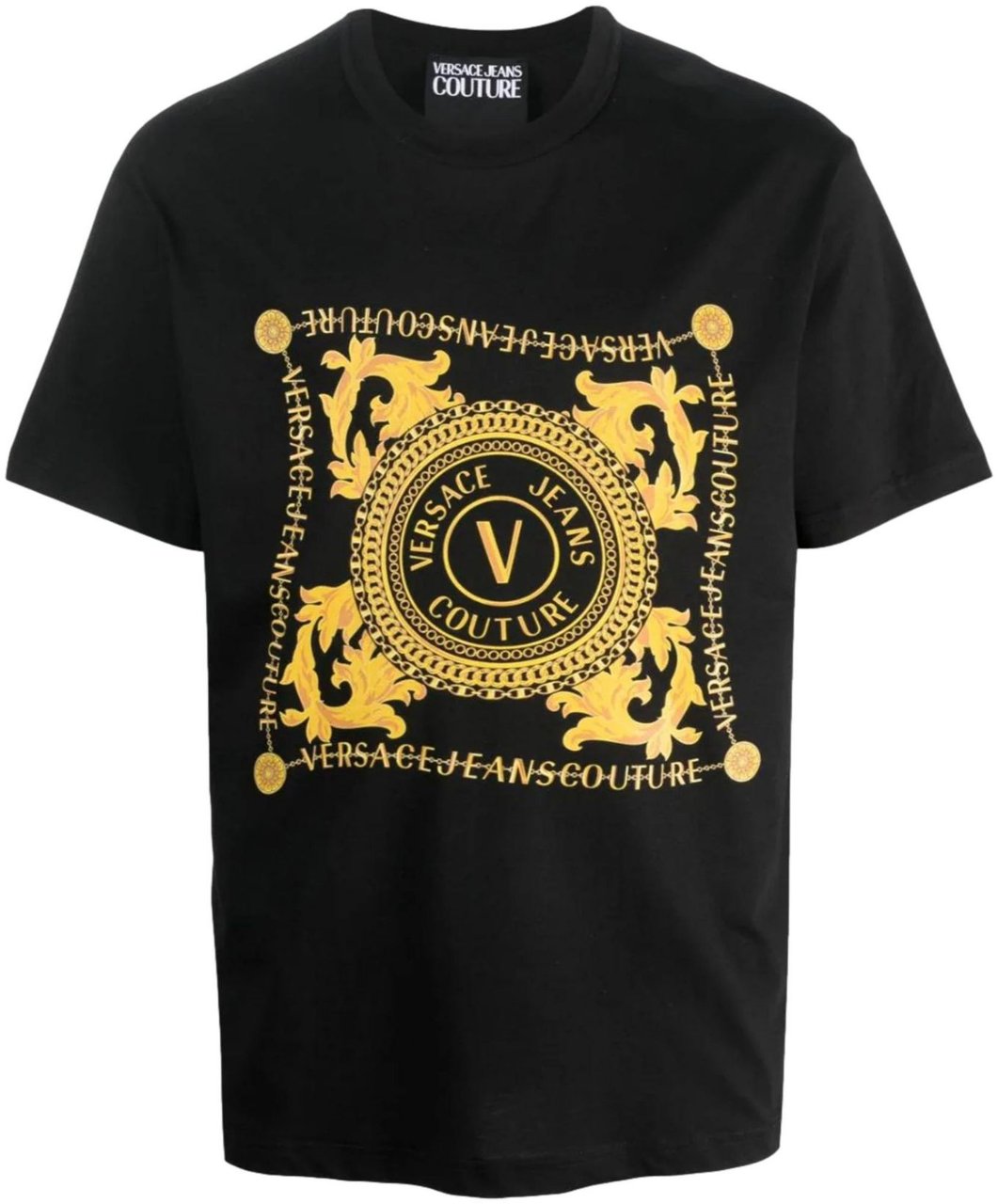 Versace Jeans Couture T-Shirts And Polos Black Zwart