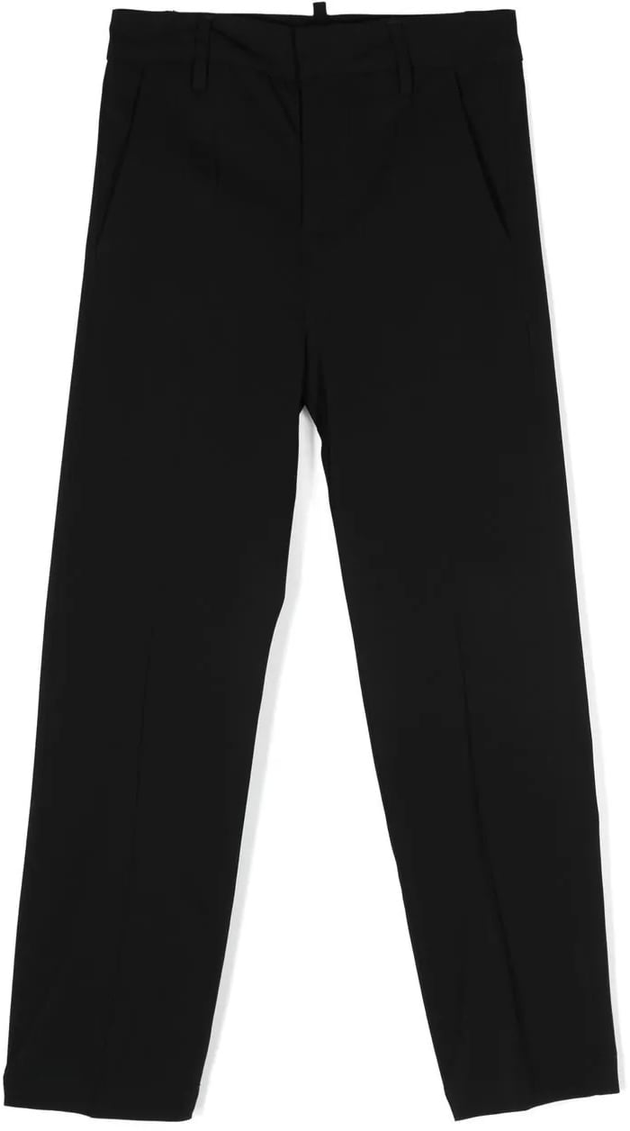 Dsquared2 pantaloni black Zwart