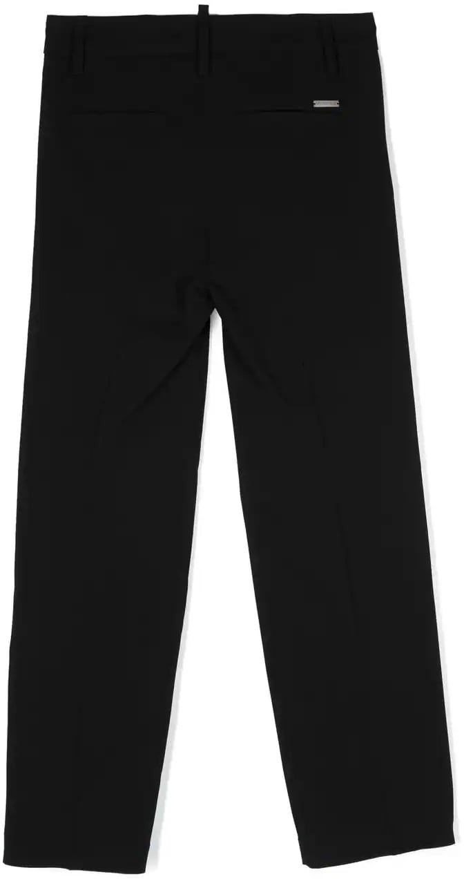 Dsquared2 pantaloni black Zwart