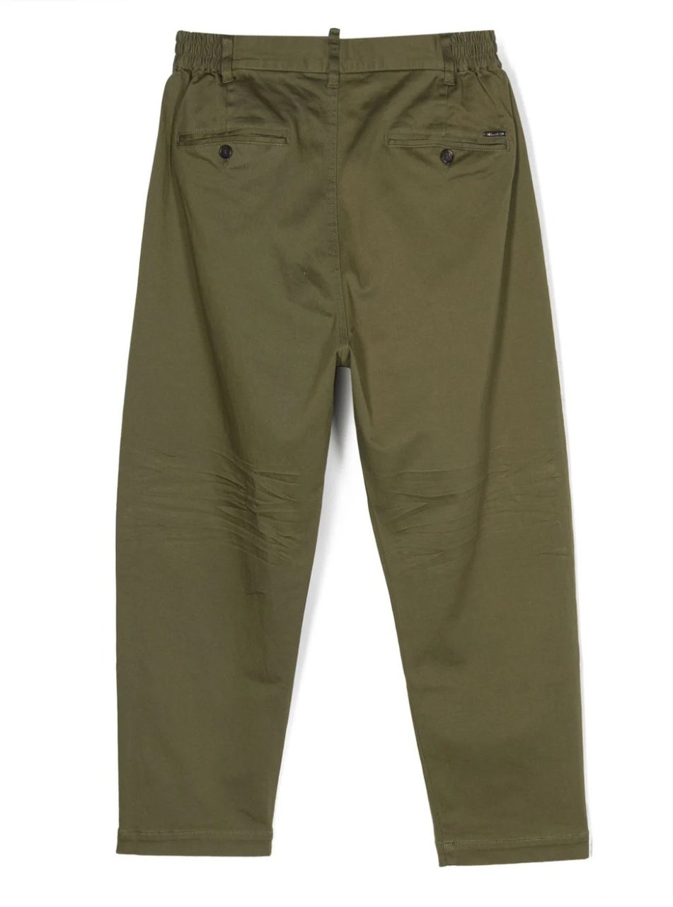 Dsquared2 pantaloni green Groen