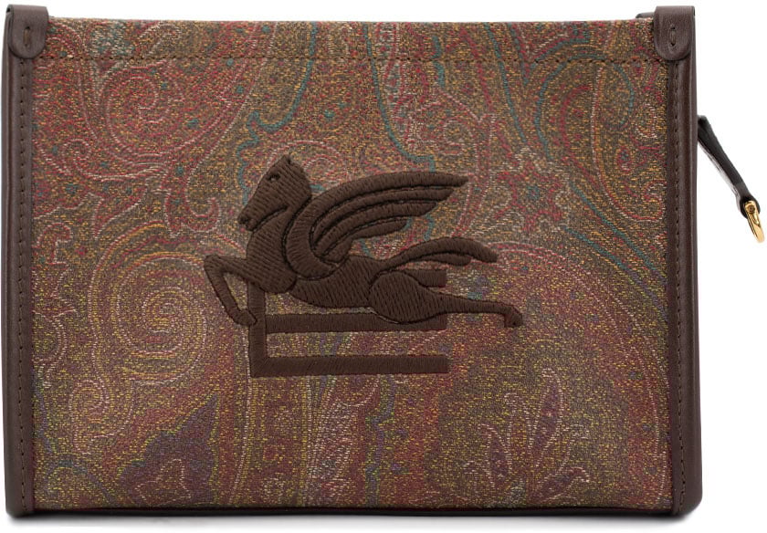 Etro pouch arnica and leather divers Divers