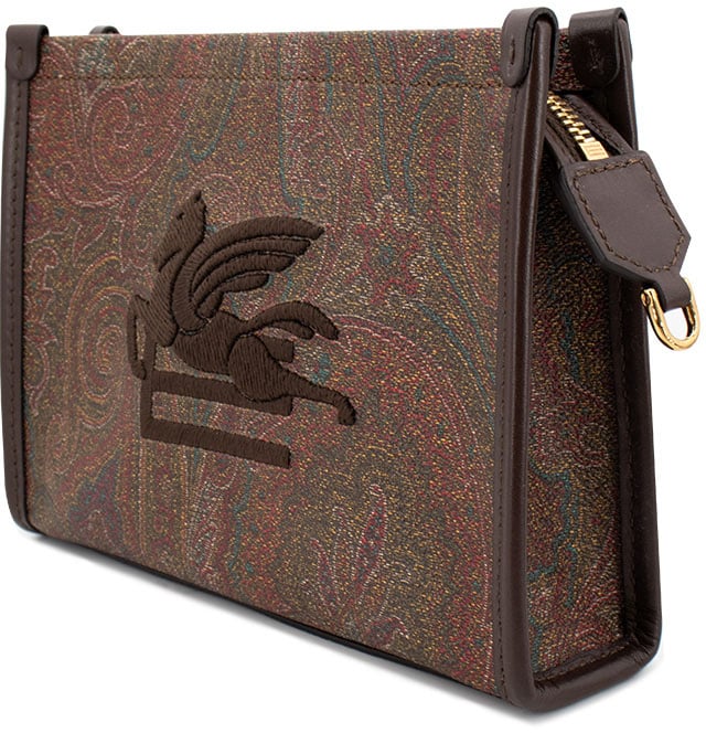 Etro pouch arnica and leather divers Divers