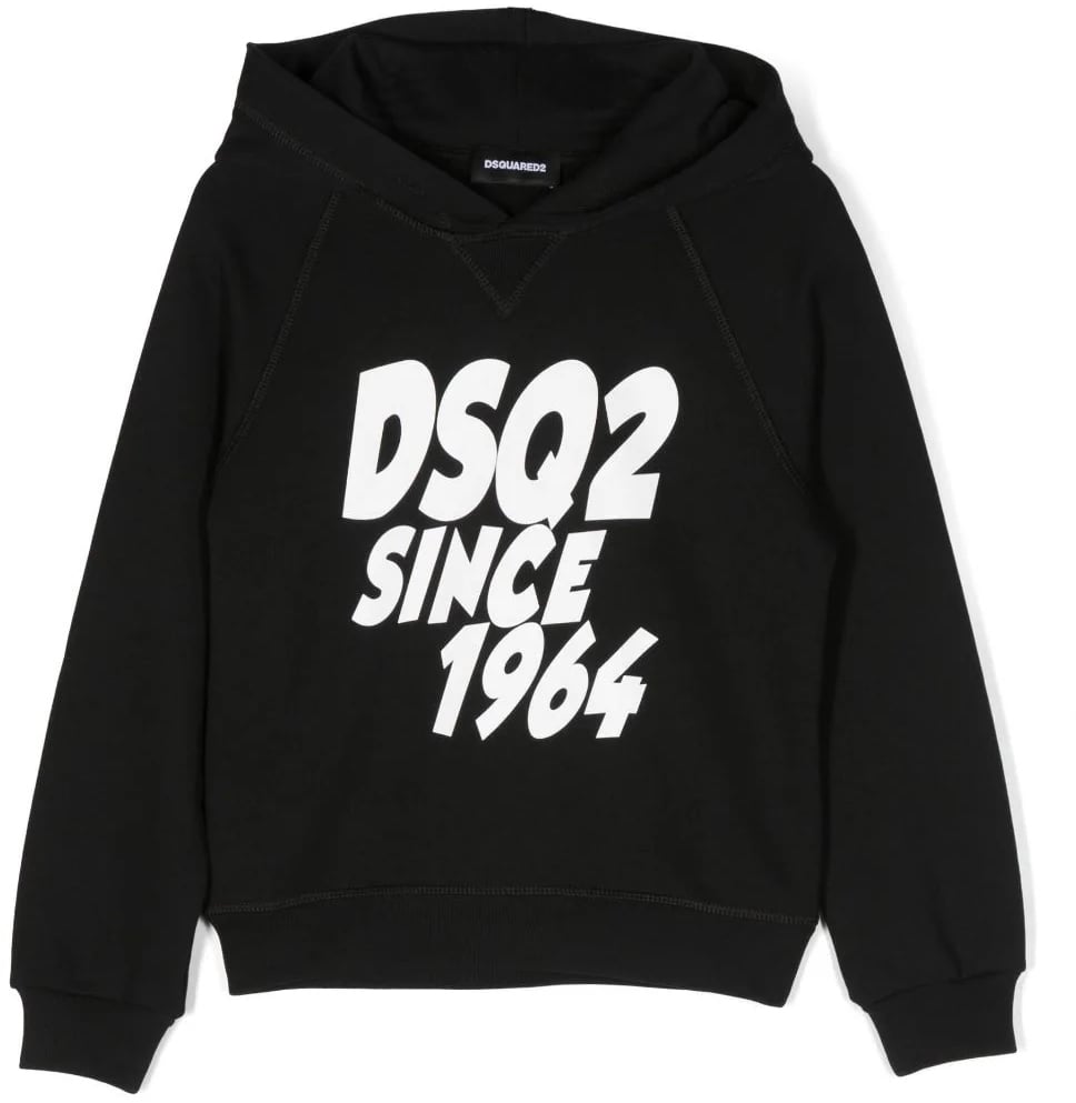 Dsquared2 Relax Felpa Hoodie Zwart