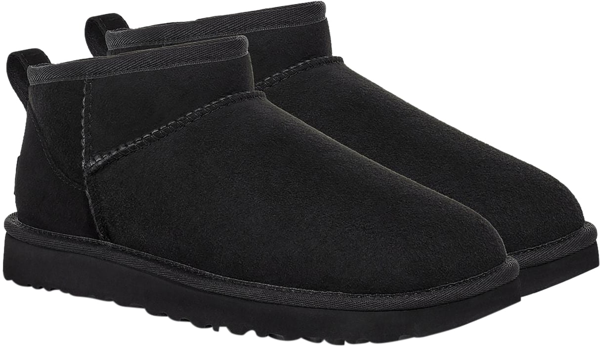 UGG Heren Classic Ultra Mini Zwart Zwart