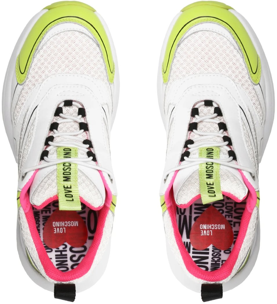 Moschino Sporty Mix Sneakers Wit