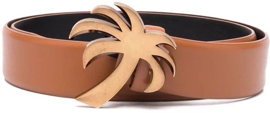 Palm Angels Palm Buckle Belt Bruin