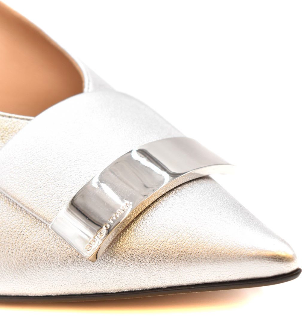 Sergio Rossi Décolleté Silver Zilver