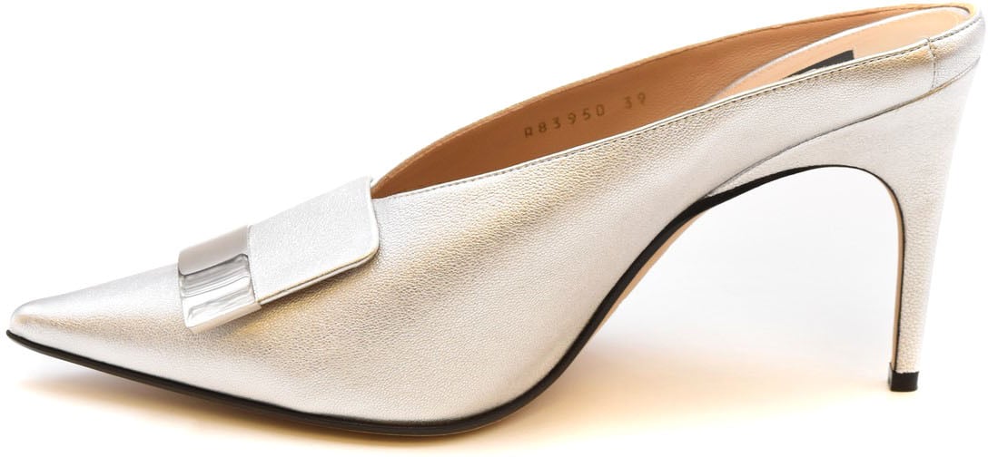 Sergio Rossi Décolleté Silver Zilver
