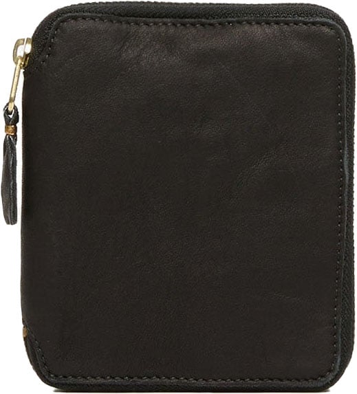 Comme des Garçons Comme Des Garcons Washed Leather Wallet Zwart