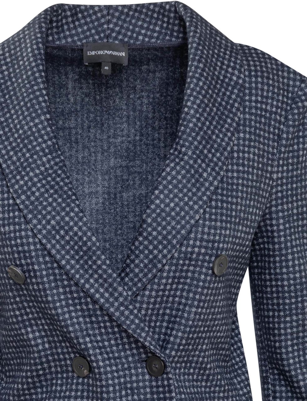 Emporio Armani Blazer Doppiopetto Blauw