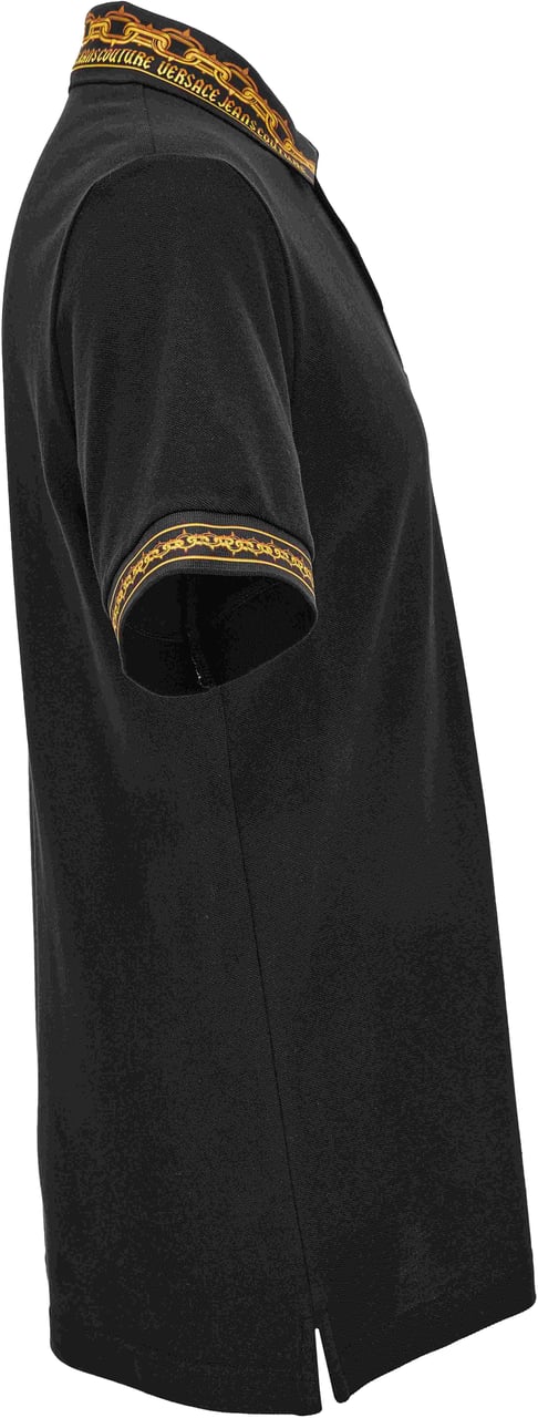 Versace Jeans Couture T-Shirts And Polos Black Zwart