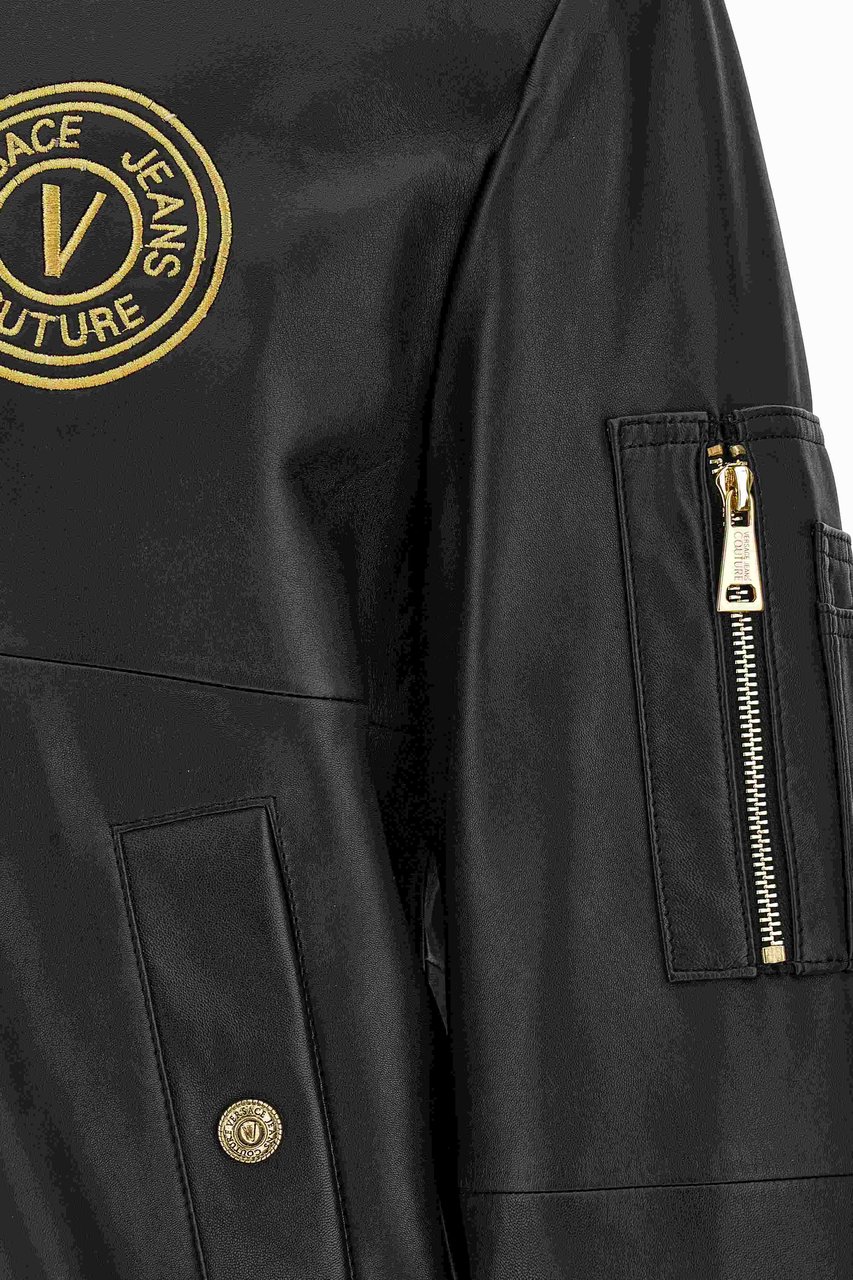 Versace Jeans Couture Coats Black Zwart
