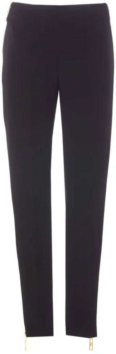 Elisabetta Franchi Trousers Black Zwart