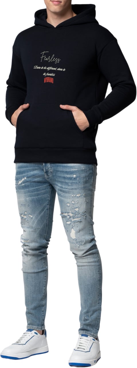 My Brand MB FEARLESS HOODY | NAVY Blauw