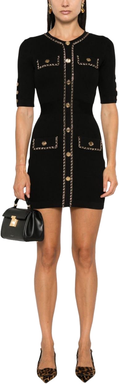 Elisabetta Franchi Dresses Black Zwart