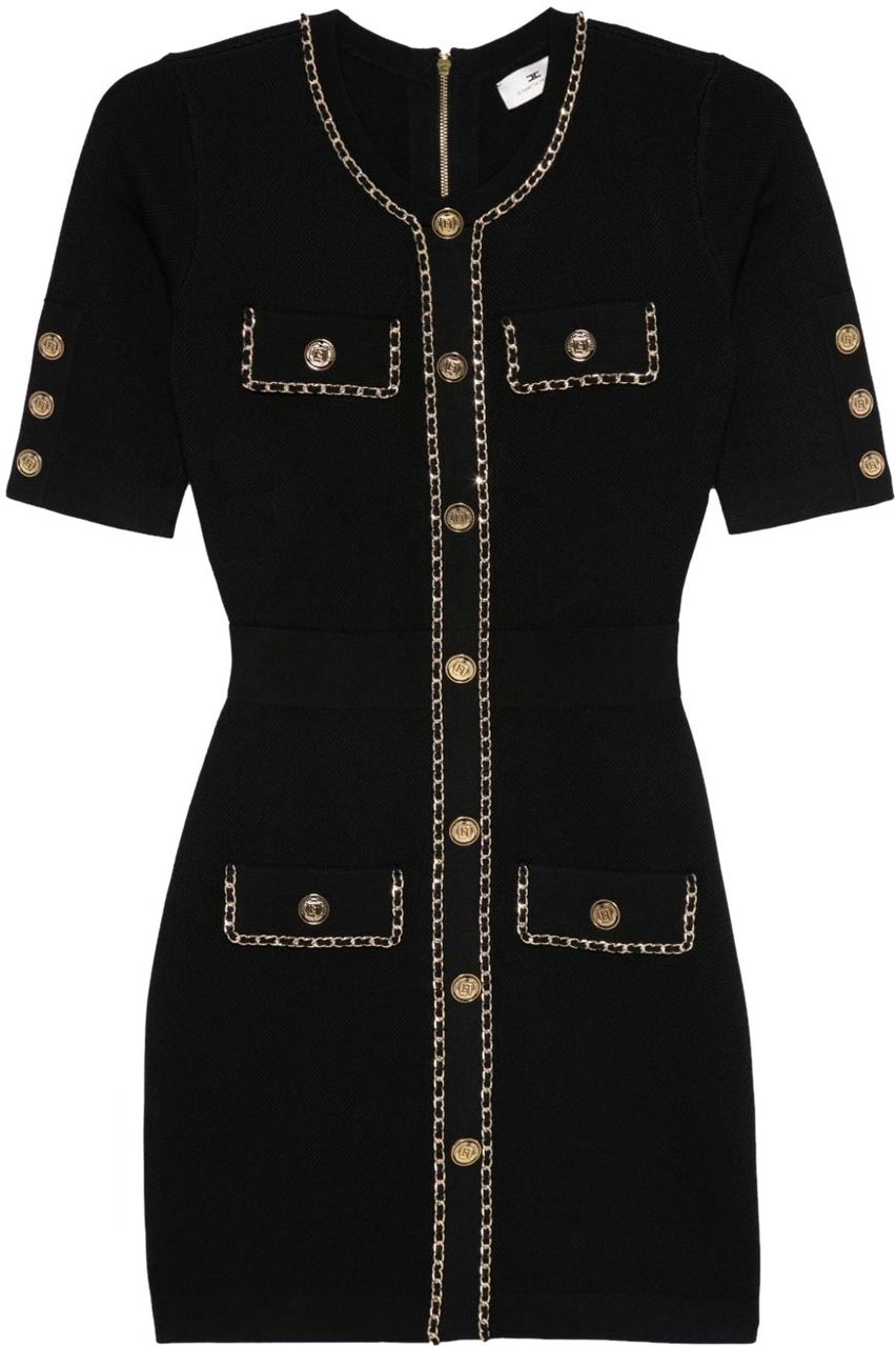 Elisabetta Franchi Dresses Black Zwart