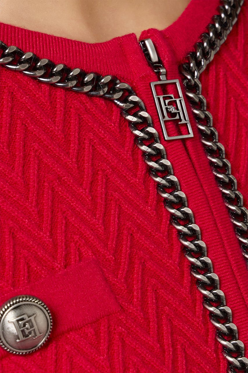 Elisabetta Franchi Sweaters Red Rood