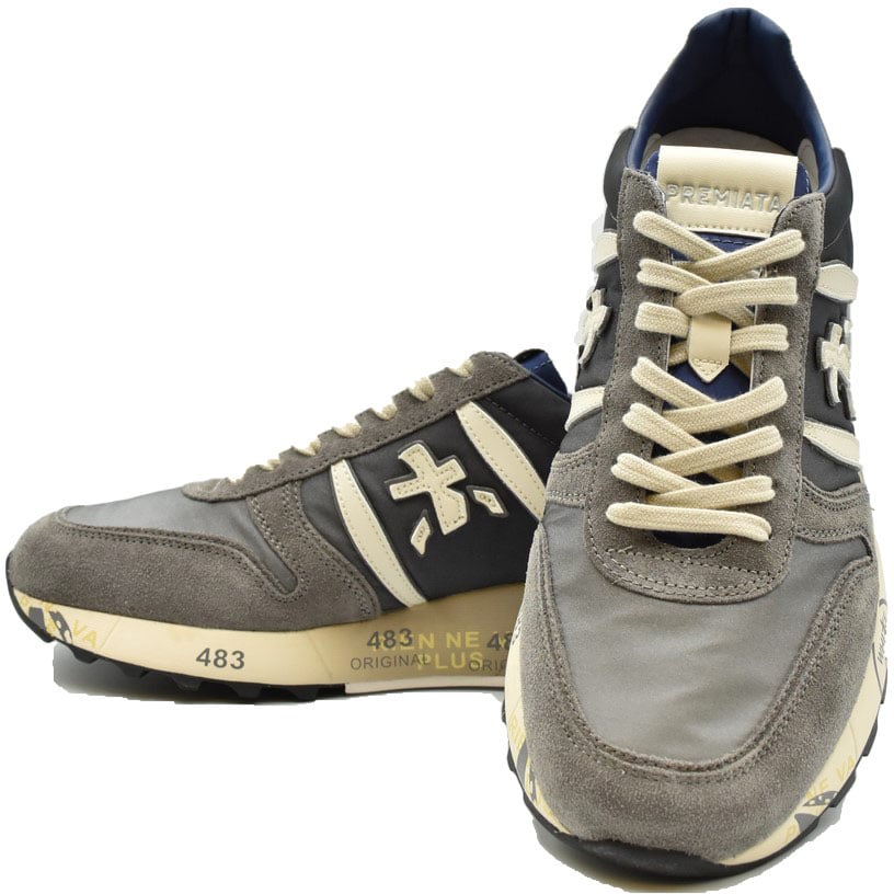 Premiata Sneakers 'Lander' Grijs