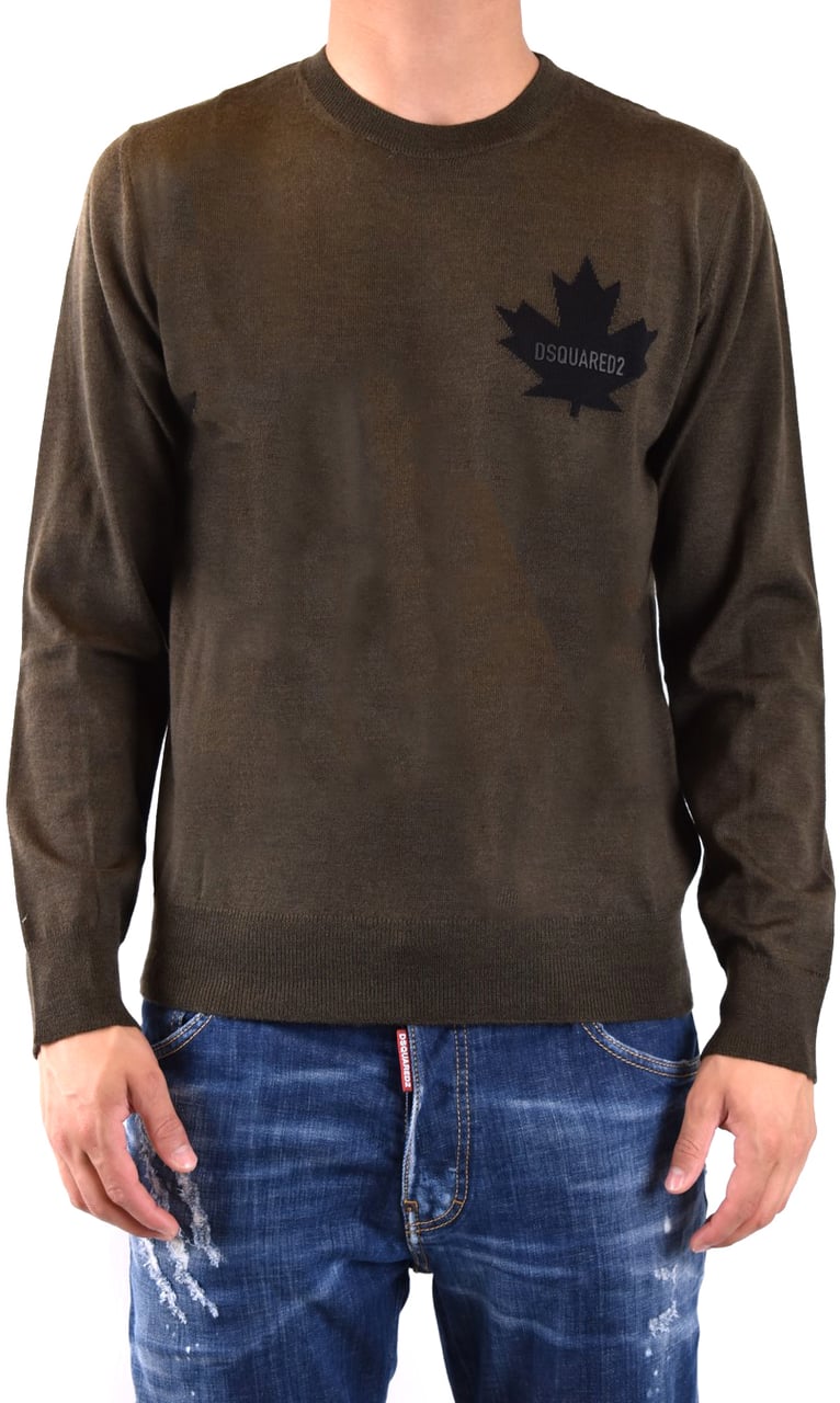 Dsquared2 Sweaters Military Green Groen