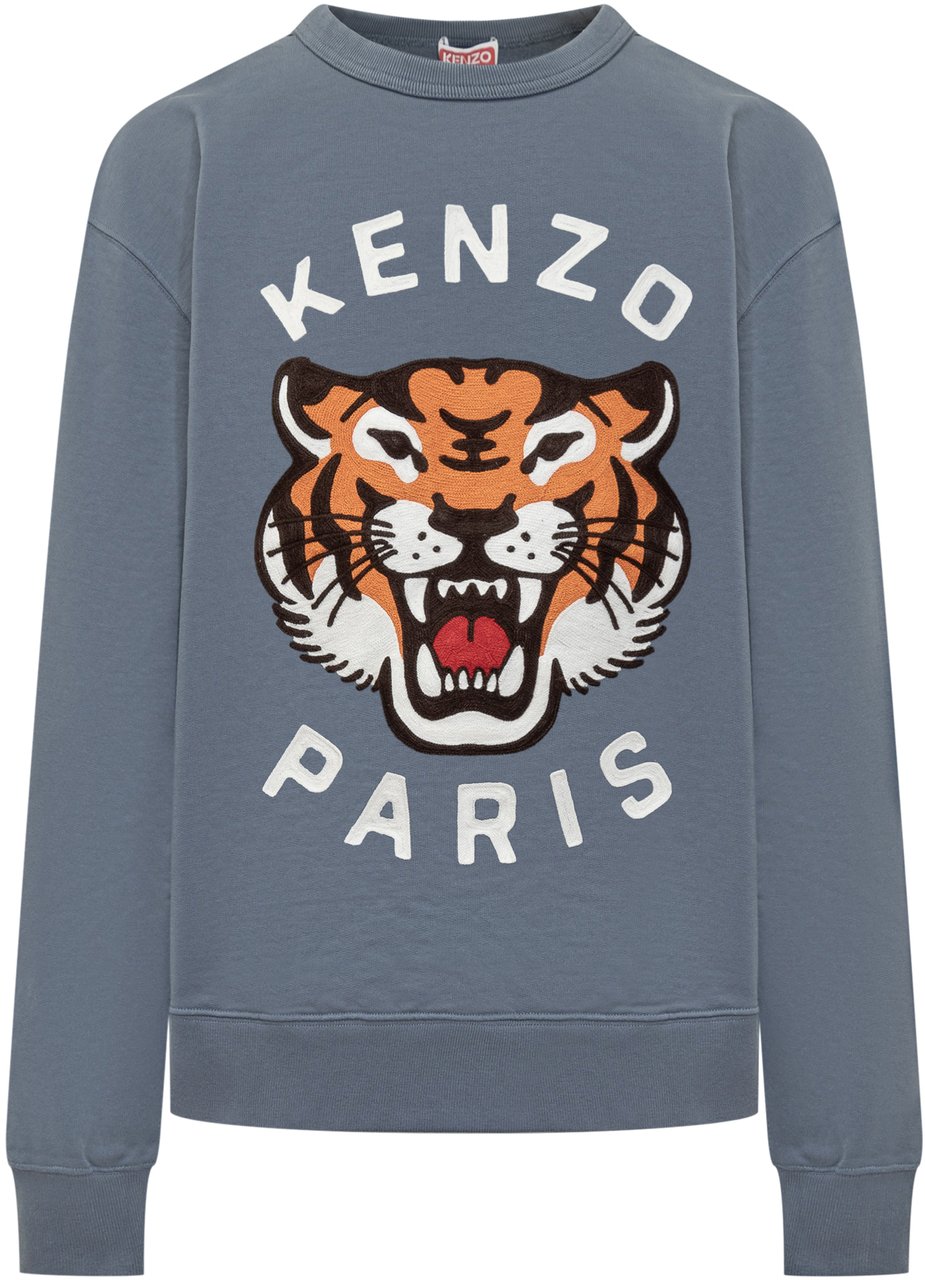 Kenzo Sweaters Blu Avio Blauw