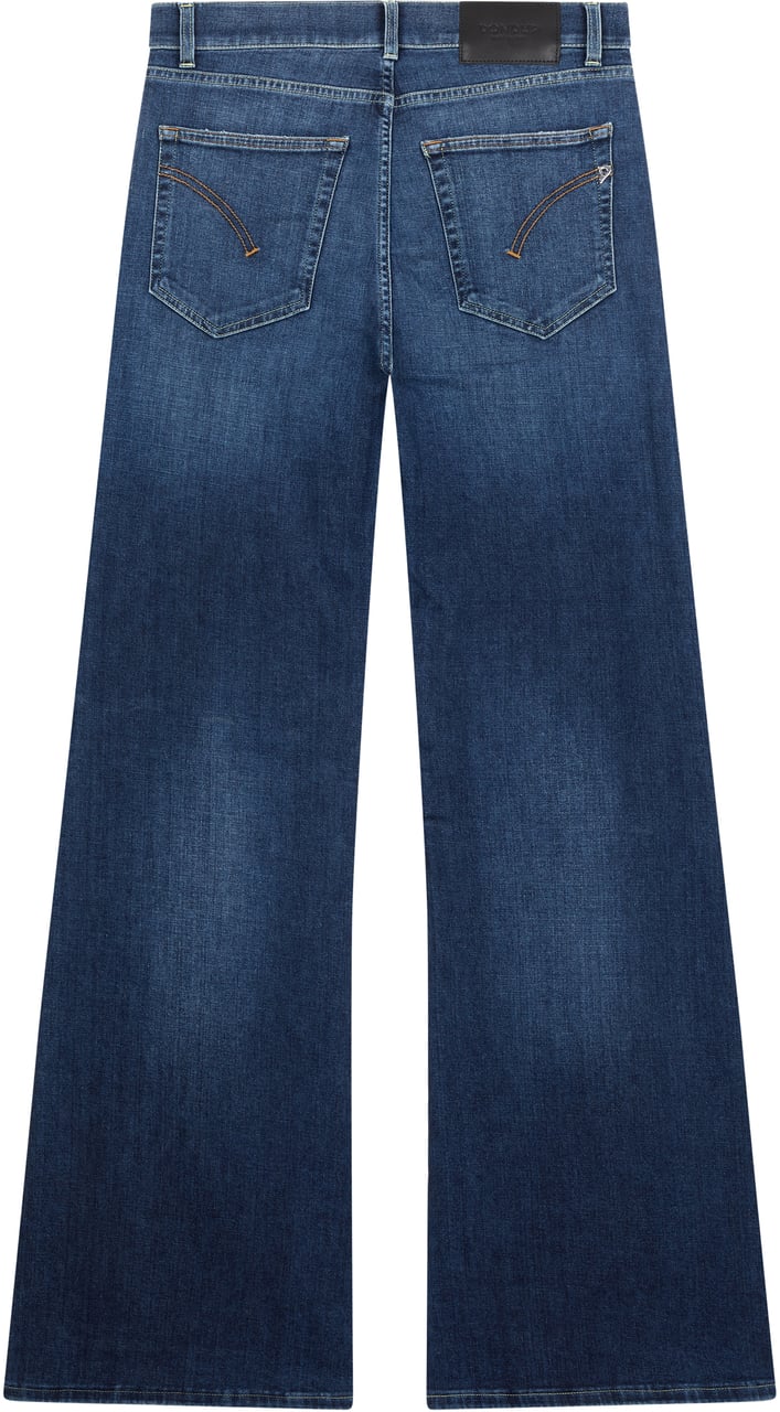 Dondup Trousers Blue Blauw