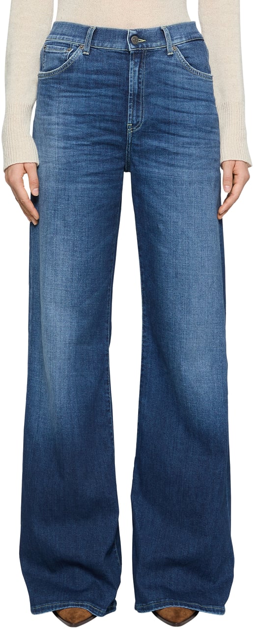 Dondup Trousers Blue Blauw