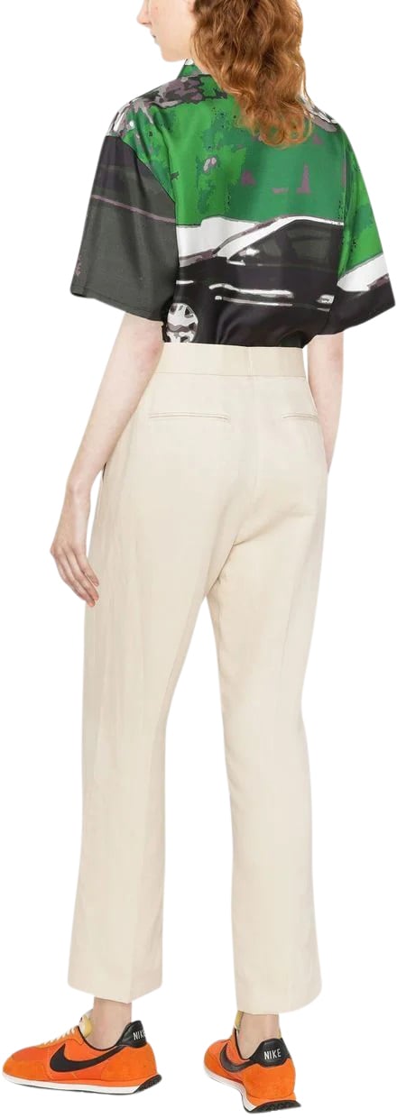 MSGM pantalone beige Beige
