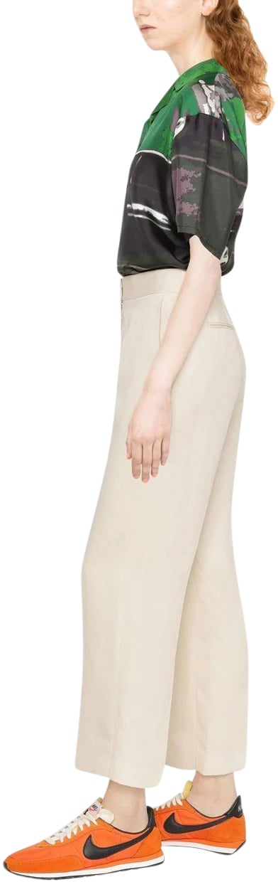 MSGM pantalone beige Beige
