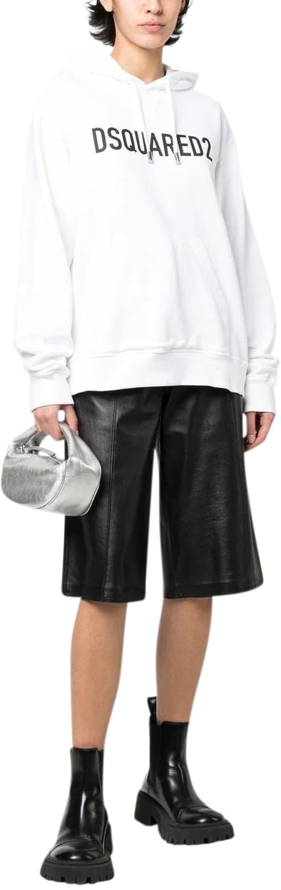 Dsquared2 felpa white Wit