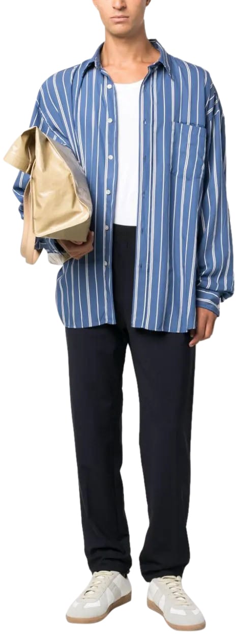 MSGM pantalone blue Blauw
