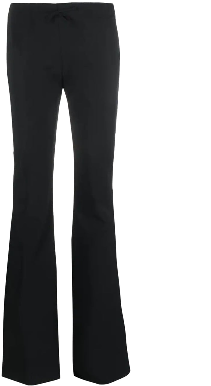 Blumarine pantalone zampa black Zwart