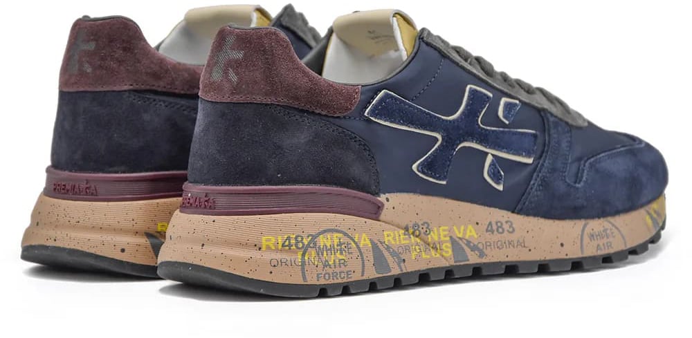 Premiata Premiata Flat Shoes Blue Blauw