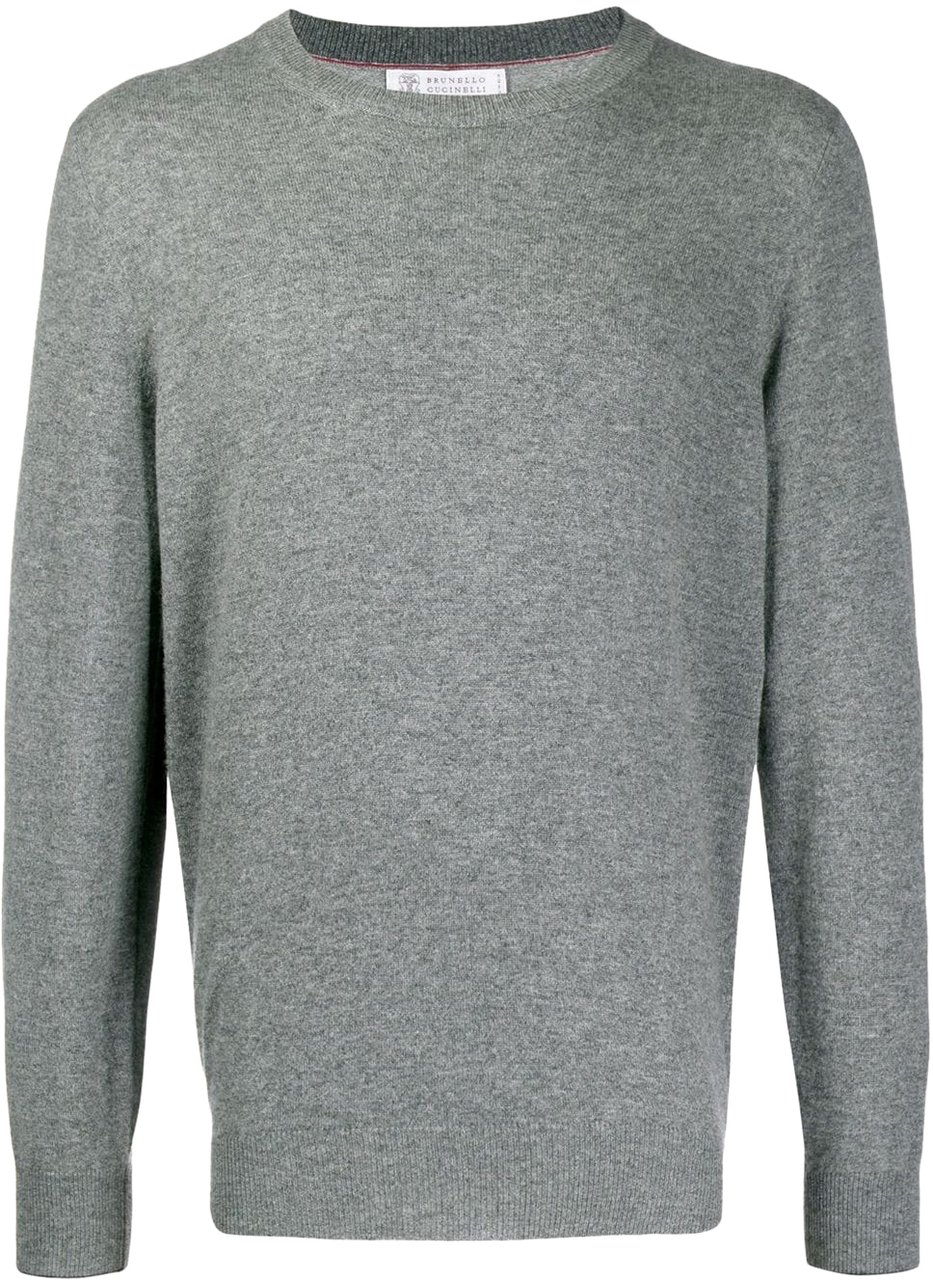 Brunello Cucinelli Girocollo M/l Grijs