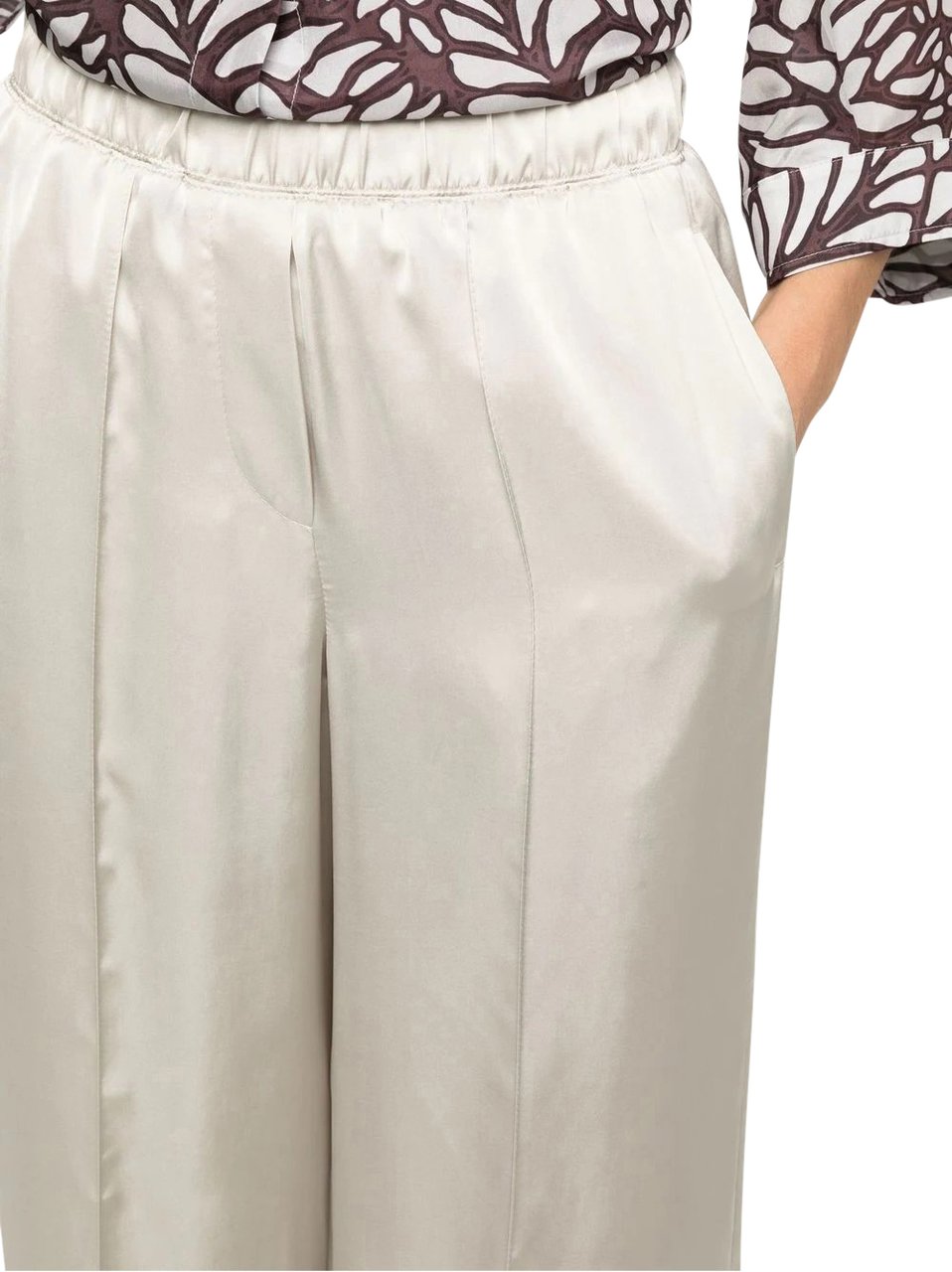 Brunello Cucinelli Pantalone Wit