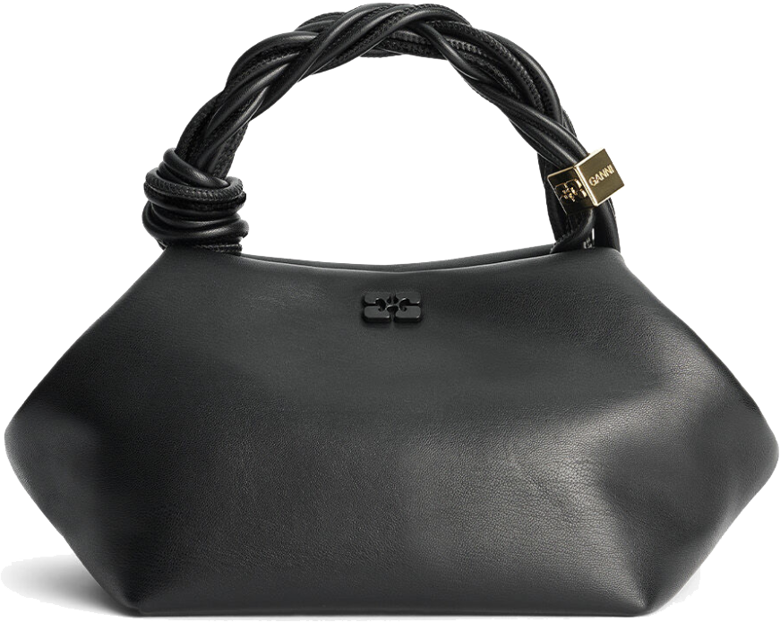 Ganni Bou Bag Small Black Zwart