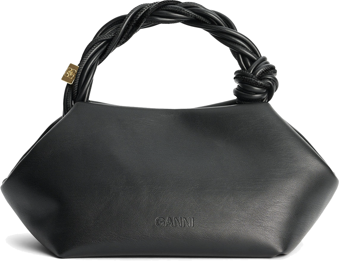 Ganni Bou Bag Small Black Zwart
