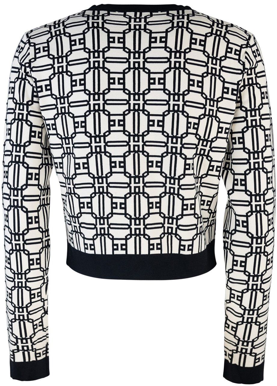 Elisabetta Franchi Sweaters Burronero Zwart