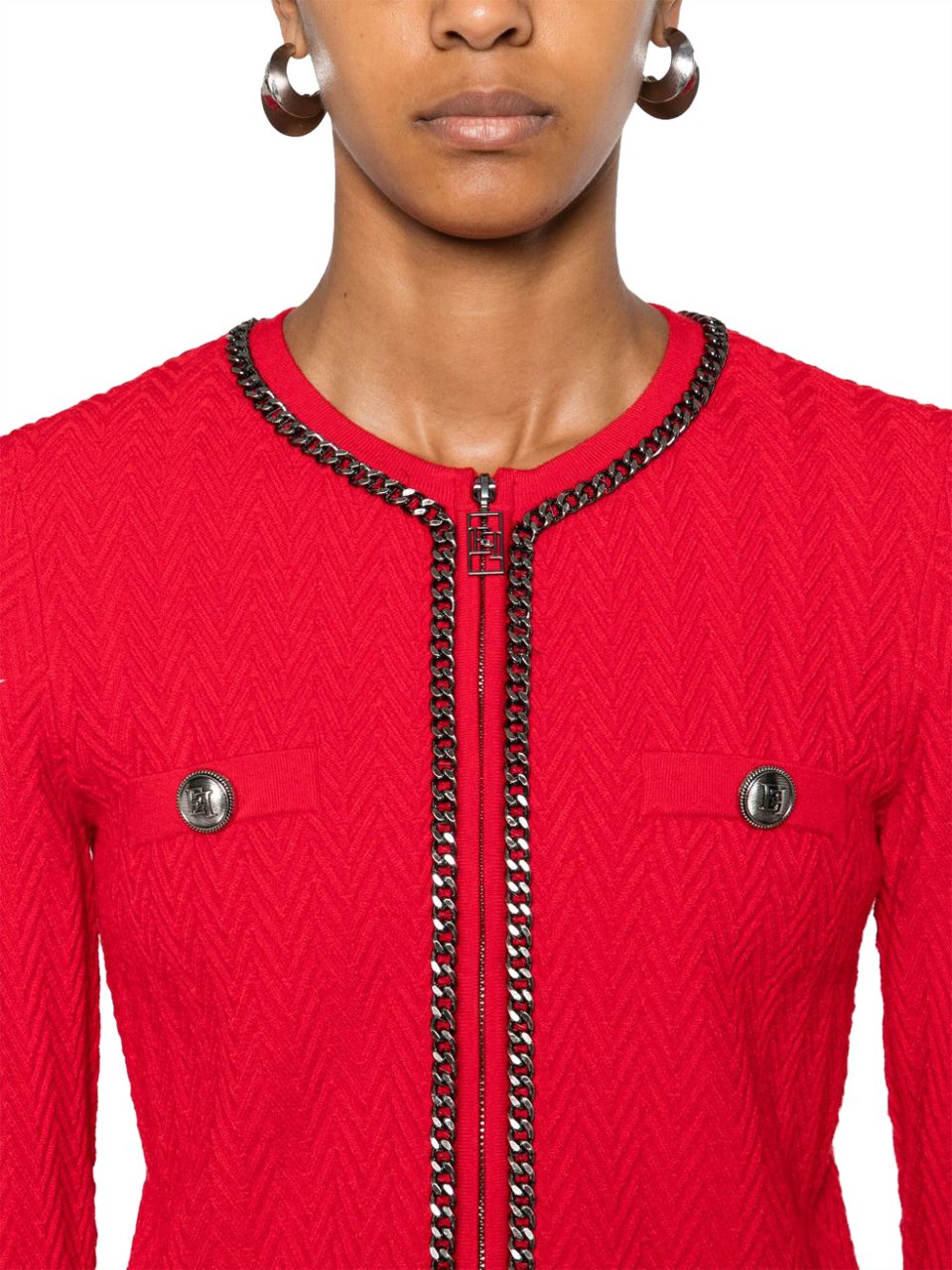 Elisabetta Franchi Sweaters Red Rood