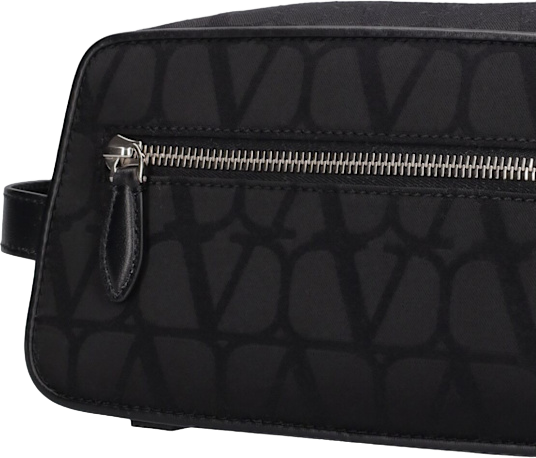 Valentino Garavani Beauty case medio nero Zwart