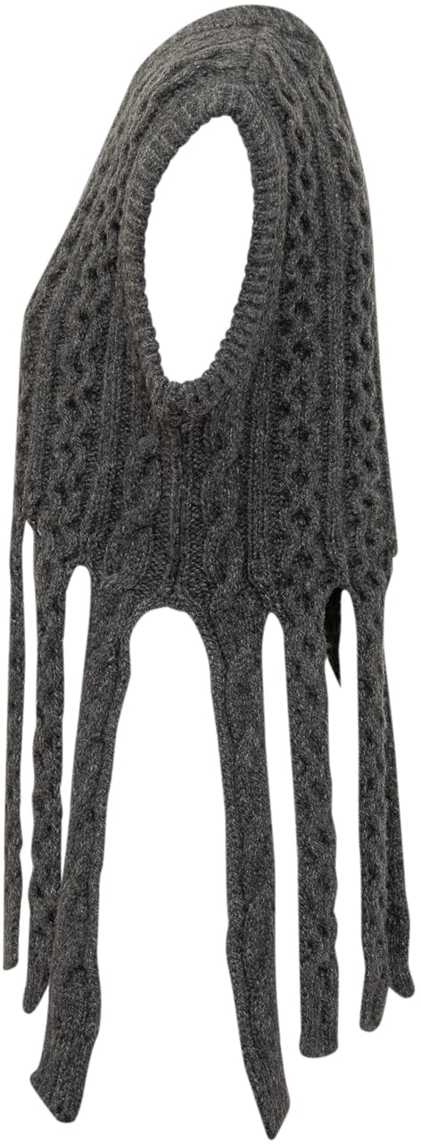 Coperni Coperni Dark grey wool blend vest Grijs
