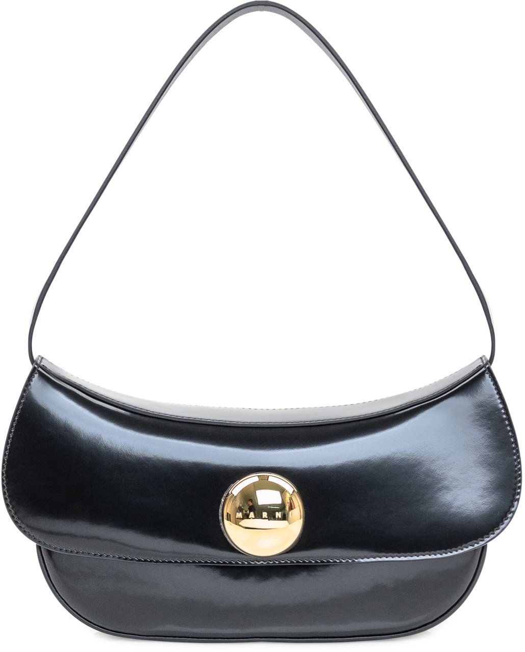 Marni Borsa Hobo Medium Zwart