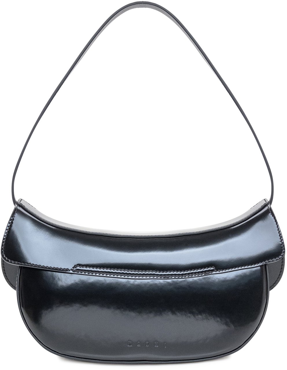 Marni Borsa Hobo Medium Zwart