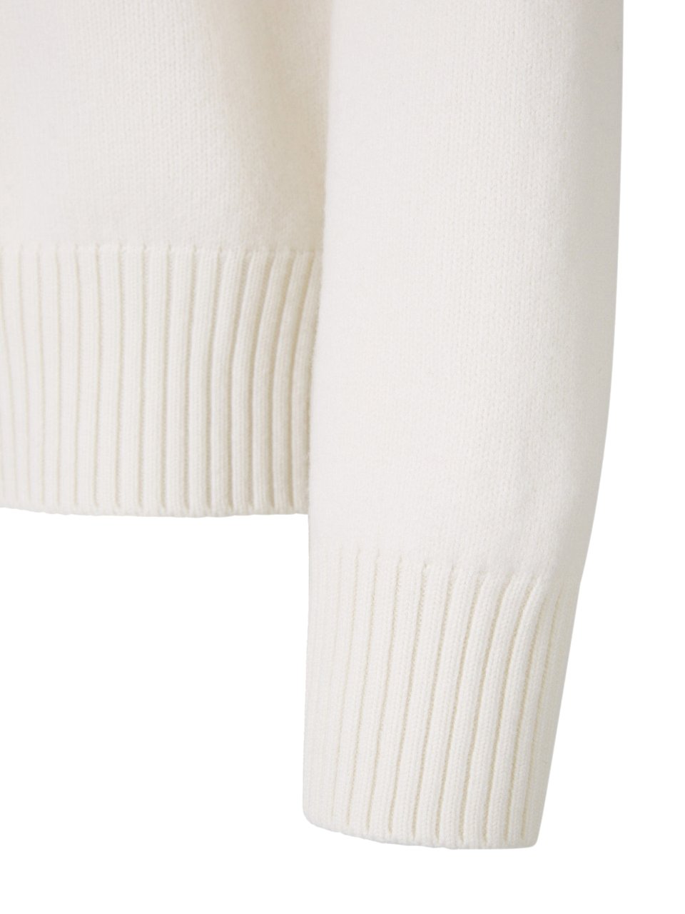 AMI Paris Logo Wool Sweater Wit