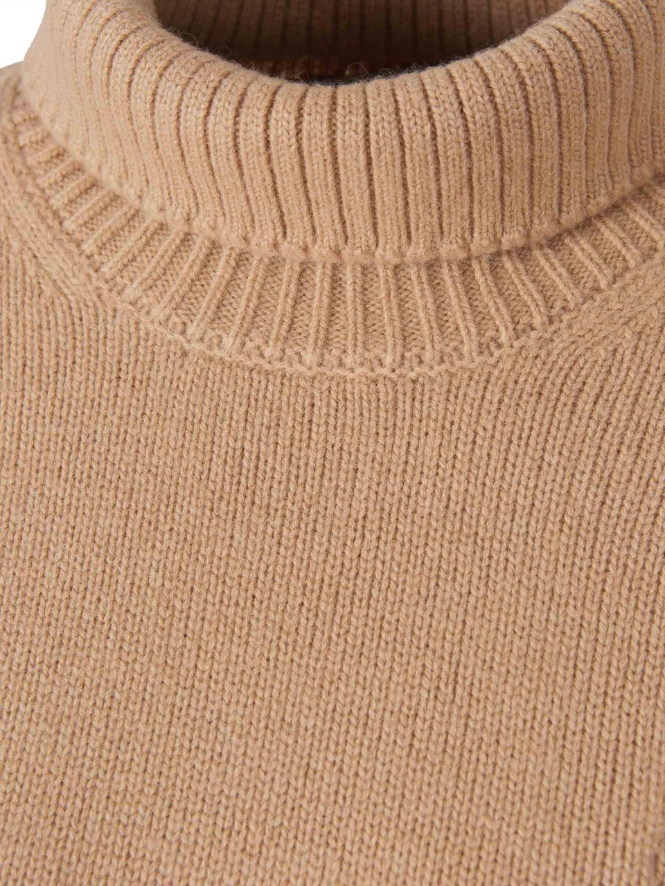 AMI Paris Logo Knit Sweater Bruin