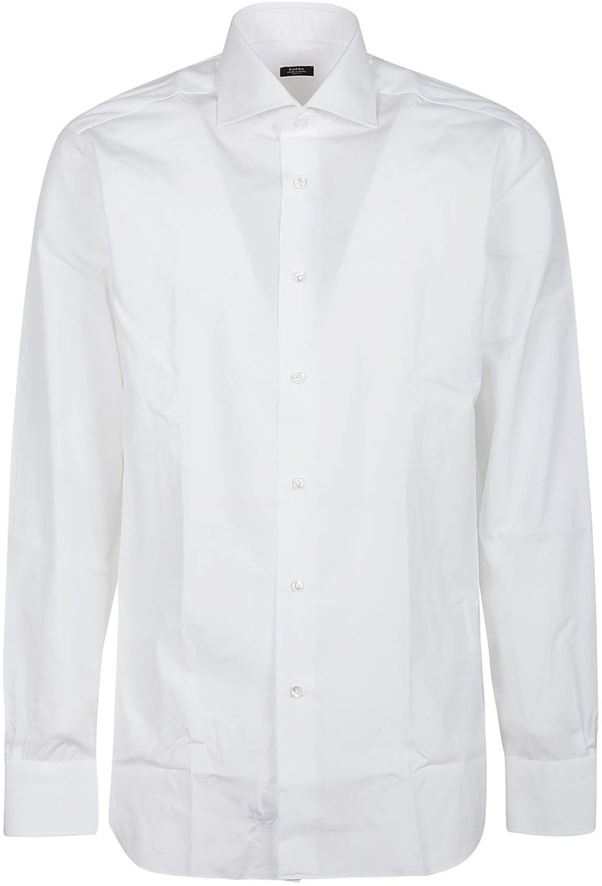 Barba Napoli Neck Shirt White Wit