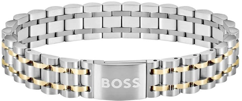 Boss BOSS HBJ1580647 OWAN Mannen Armband 19cm Zilver