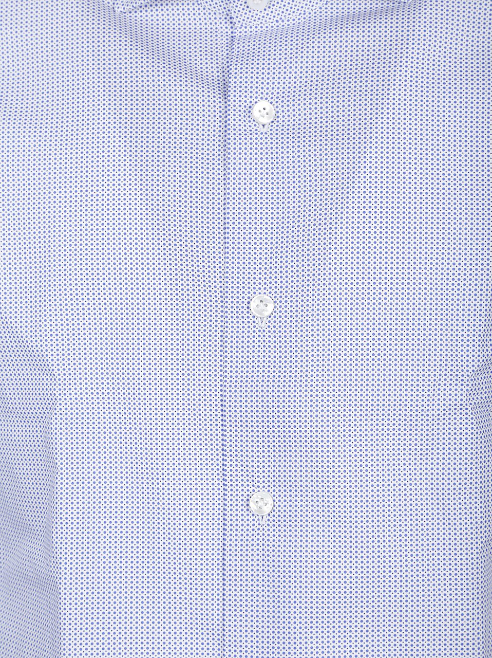 Barba Napoli Long Sleeve Neck Shirt White Wit